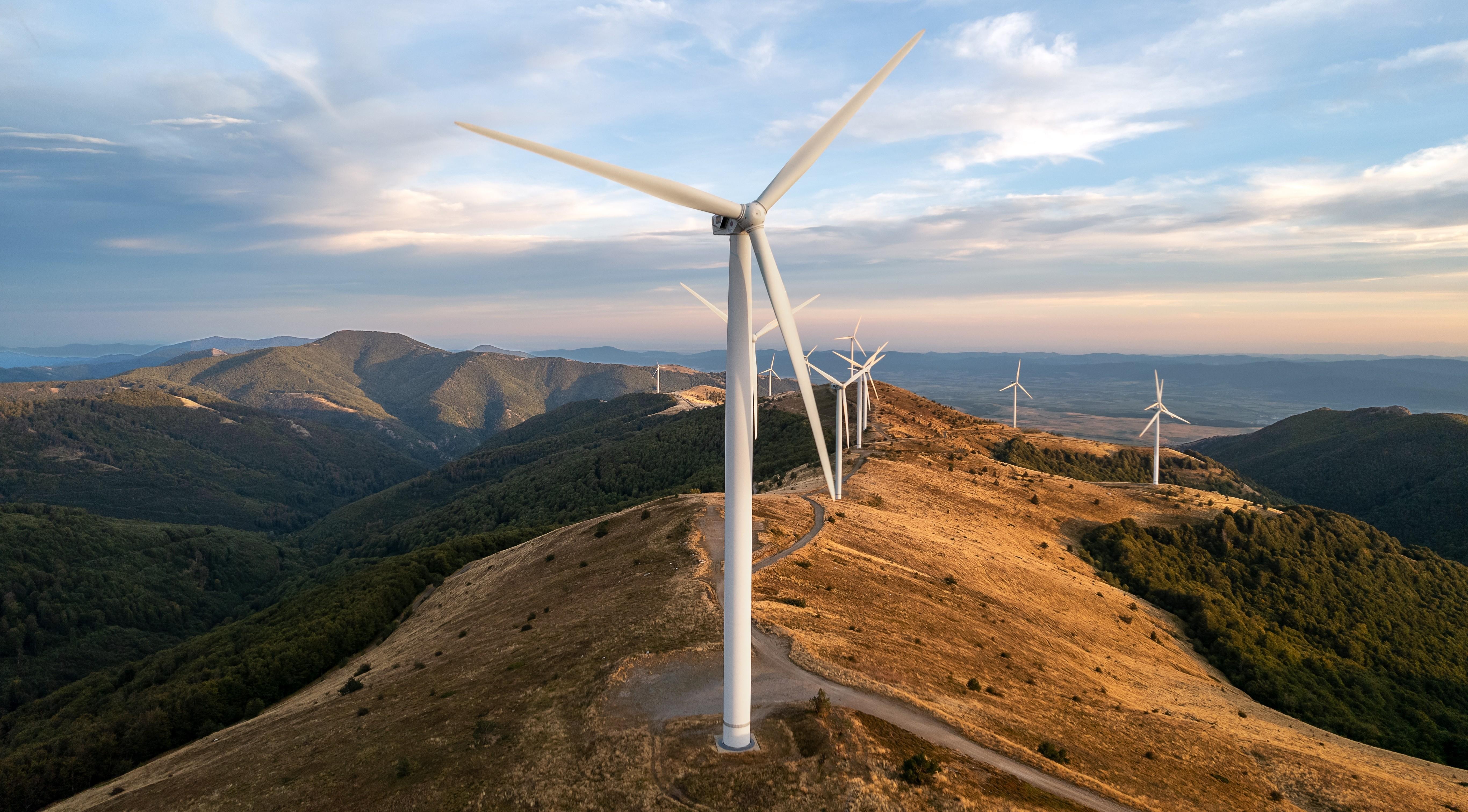 Wind Turbine Stock Photo