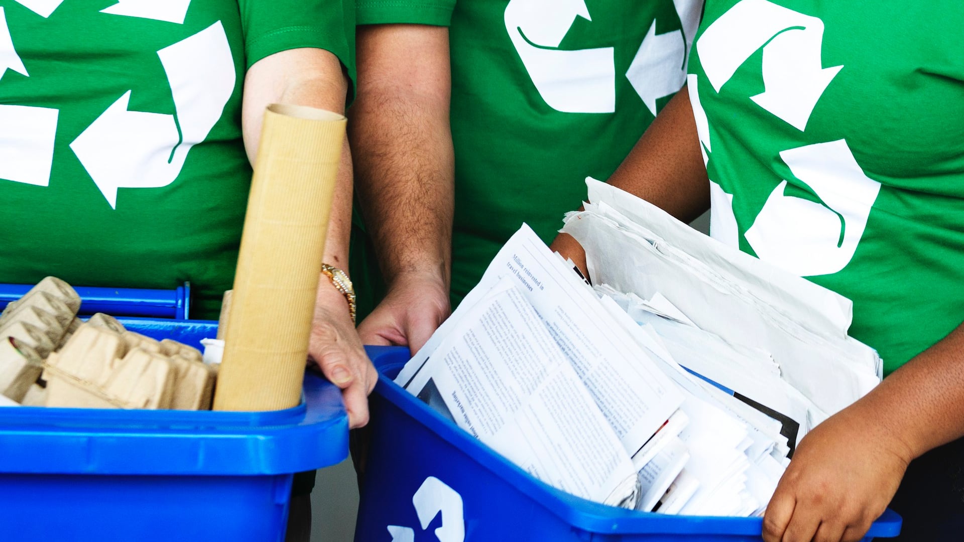 Reduce paper and plastic waste