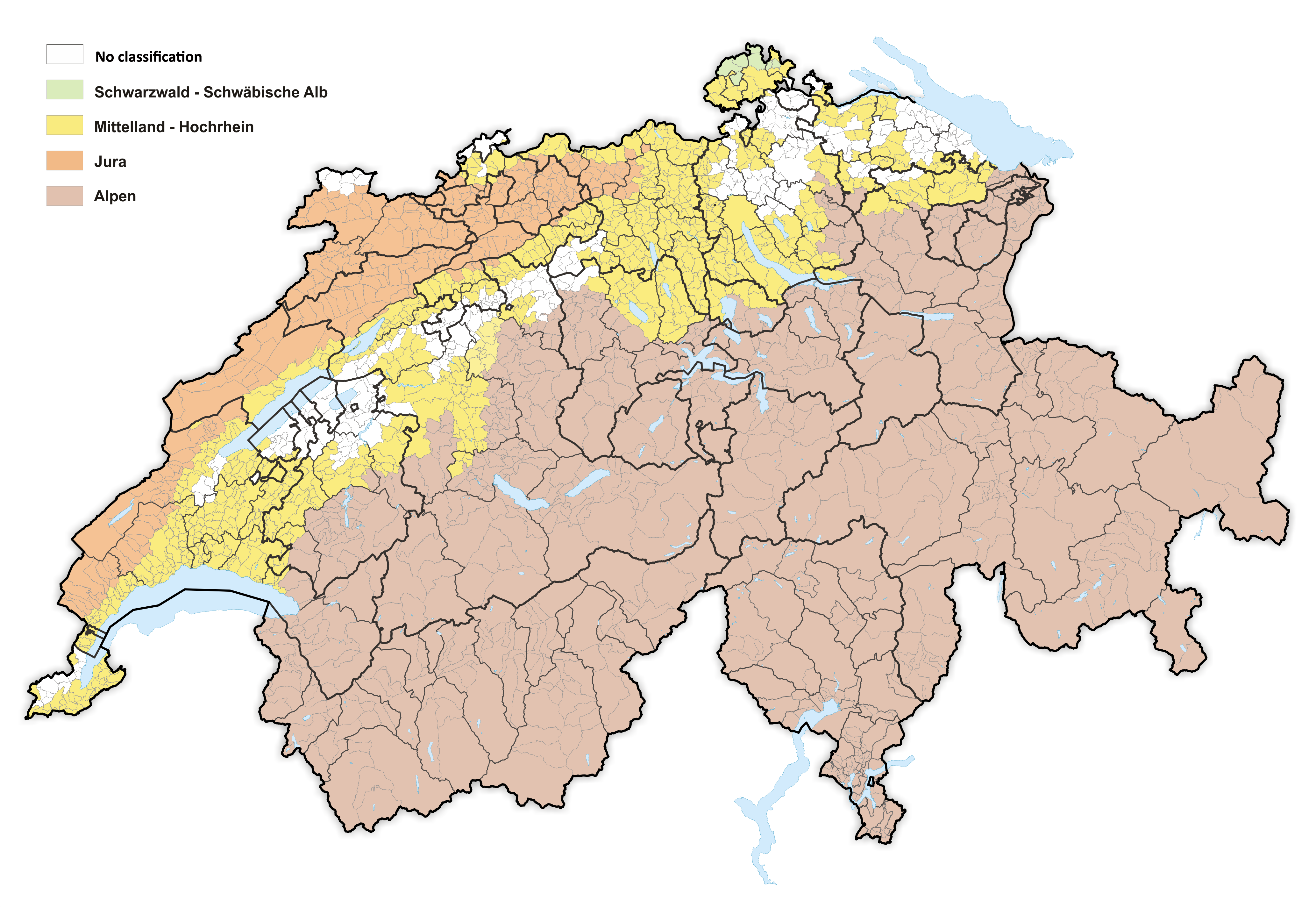 Karte Berggebietsregionen Der Schweiz 2023 Copy